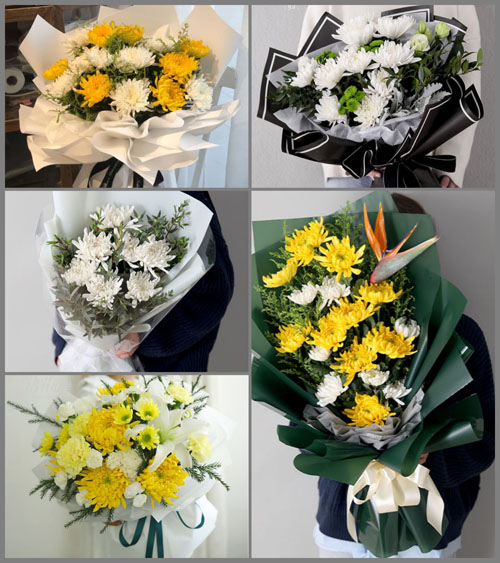 广东肇庆市封开县金装镇万安村白事花束代送